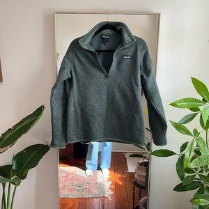 Patagonia better sweater quarter zip fleece pullover